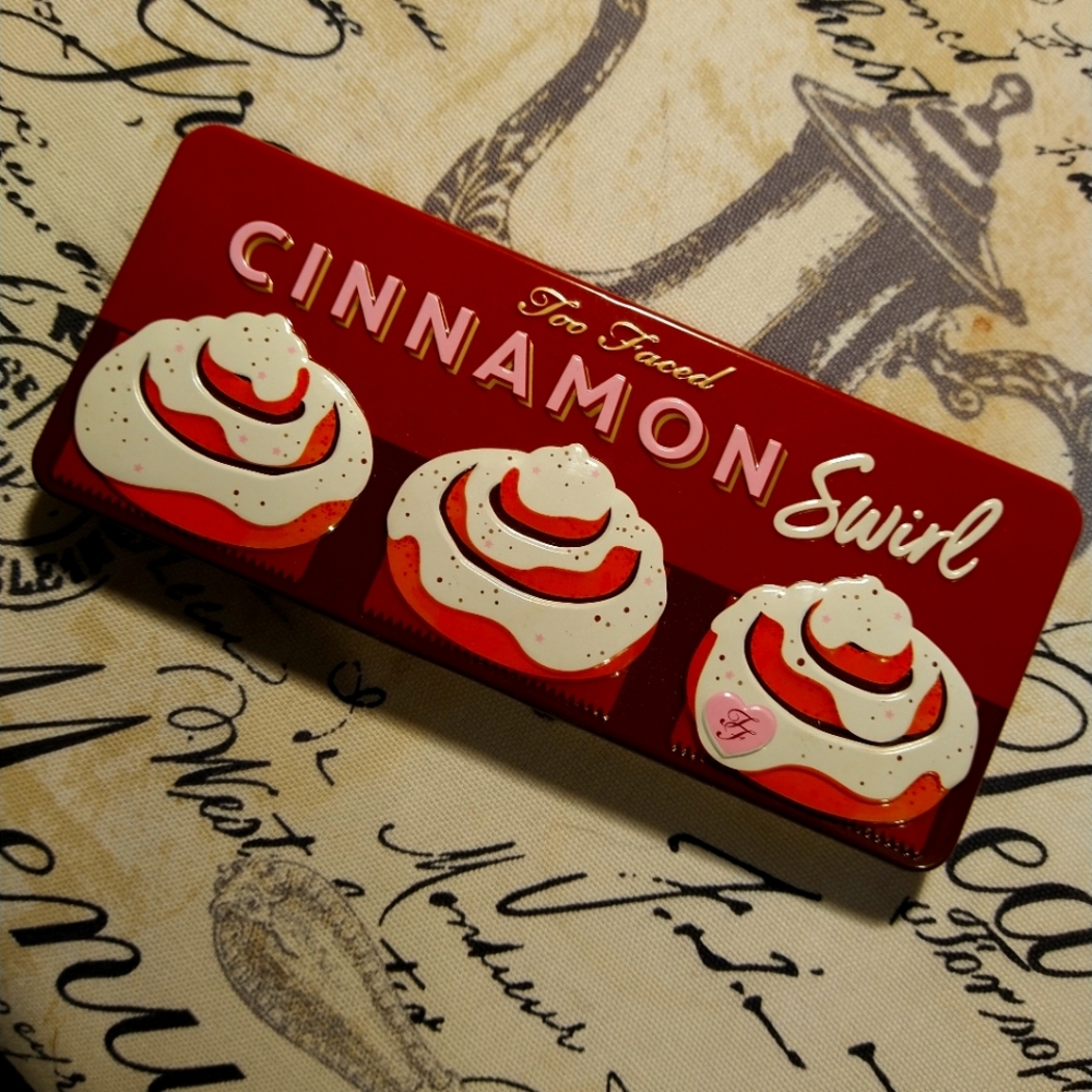 Barely used Too Faced Cinnamon Swirl eyeshadow palette